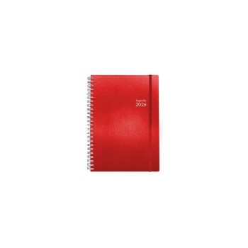 Simplex Agenda hebdomadaire Simply Flex 15 x 21 cm, 2026, Rouge Simplex Agenda hebdomadaire Simply Flex 15 x 21 cm, 2026, Rouge