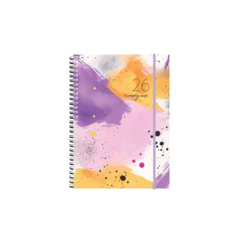 Simplex Agenda hebdomadaire Harmony Abstract 14.8 x 21 cm, 2026, Multicolore Simplex Agenda hebdomadaire Harmony Abstract 14.8 x 21 cm, 2026, Multicolore