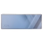 Simplex Pultkalender Colors 2026, blue, 1 Woche/2 pages, 290x105mm