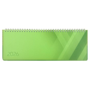 Simplex Pultkalender Colors 2026, grün, 1 Woche/2 Seiten, 290x105mm Simplex Pultkalender Colors 2026, grün, 1 Woche/2 Seiten, 290x105mm