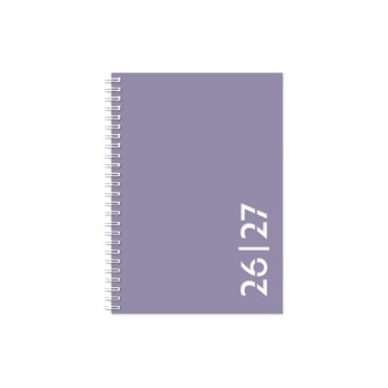 Simplex Emploi du temps scolaire Colors Weekly A5 2026/2027, Lavande