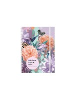 Simplex Schüleragenda Emotions  A5 Touch, 1 Woche auf 2 pages, 17 Mt., Flowers