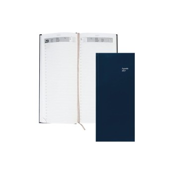 Simplex Agenda Lang 2027, blue, 1T/1 S, Sonntag auf 1 Seite, 135x315mm Simplex Agenda Lang 2027, blue, 1T/1 S, Sonntag auf 1 Seite, 135x315mm