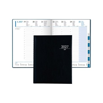 Simplex Agenda commercial Manager timer 2027 208 x 258 mm Noir