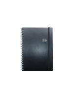 Simplex Agenda hebdomadaire Simply black 2027 3T/1S, 148 x 208 mm, noir