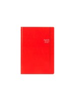 Simplex Calendario settimanale Simply red 2027 3T/1S, 148 x 208 mm, rouge