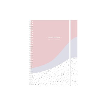 Simplex Wochenagenda Harmony 2027, 1 Woche/2 Seiten, 148x210mm, Abstract