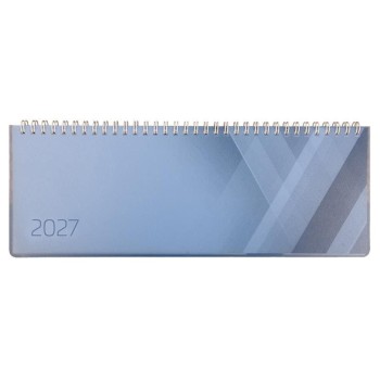 Simplex Pultkalender Colors 2027, blau, 1 Woche/2 Seiten, 290x105mm Simplex Pultkalender Colors 2027, blau, 1 Woche/2 Seiten, 290x105mm