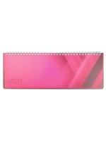 Simplex Calendriers de table Couleurs 2027 Rose, 290 x 105 mm