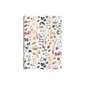 Simplex Wochenagenda Linea 2027, 1 Woche / 2 Seiten, 100x140mm, dunkelblau