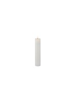 Sirius Bougie LED Silence, Ø 5 x 25 cm, Blanc, Rechargeable