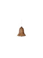 Sirius LED Weihnachtskugel Luna Glocke, Braun, 5 LEDs, 10x9 cm (HxD),exkl. 1xAAA B.