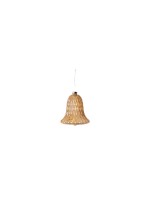 Sirius LED Weihnachtskugel Luna Glocke, Hellbraun,5 LEDs, 10x9 cm (HxD),exkl.1xAAAB