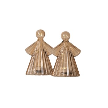 Sirius Décoration de table Albert Ø 6.5 x H 10.5 cm, brun