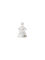 Sirius LED Engel Albert, Glas,braun,10 LEDs, 15x9.5 cm (HxD), with2x1 CR2032 Batterien