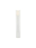Sirius LED-Kerzen Advent Calendar silber, Durchmesser: 4.8cm Höhe: 29cm