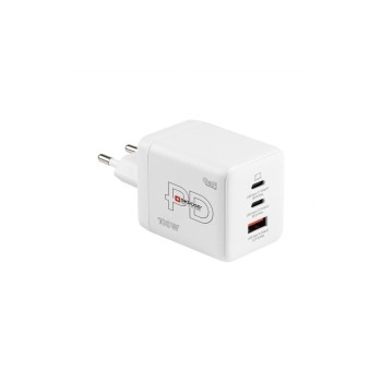 SKROSS Power Charger 100W GaN EU, 2x USB-C, 1x USB-A, white