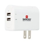 SKROSS USA USB Charger 2 Port, 5V - 4800mA, 100-250V Eingangsspannung
