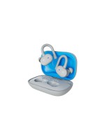 Skullcandy Push Active True Wireless In-Ear, Light Grey / Blue, Ohrbügel, bis 44h accu