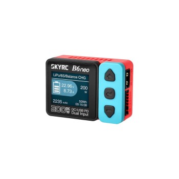 SKYRC Chargeur B6neo, 200W DC, 1-6S bleu/rouge SKYRC Chargeur B6neo, 200W DC, 1-6S bleu/rouge