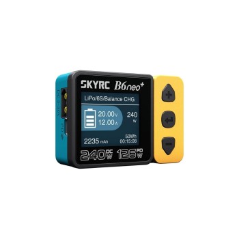 SkyRC B6neo+ Ladegerät gelb/blau, LiPo 1-6s 10A 200W