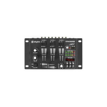 Skytec STM-3020B, 6-Kanal Mixer, USB, MP3, Display