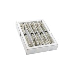 SLIM patch cable: 25cm, grey, 50-Pack, Cat.6A, U/FTP, LSOH, Klinke nicht brechbar