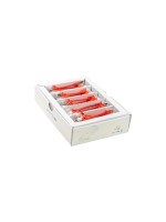 SLIM Câble patch slim RJ-45, Cat 6A, U/FTP, 0.1 m, Rouge, 50-Pack