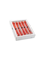 SLIM Câble patch slim RJ-45, Cat 6A, U/FTP, 0.25 m, Rouge, 50-Pack