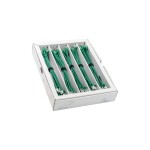 SLIM Câble patch slim RJ-45, Cat 6A, U/FTP, 0.25 m, Vert, 50-Pack