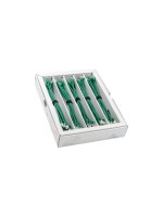SLIM Câble patch slim RJ-45, Cat 6A, U/FTP, 0.25 m, Vert, 50-Pack