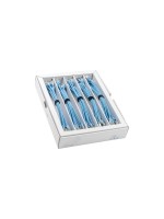 SLIM patch cable: 25cm, blue, 50-Pack, Cat.6A, U/FTP, LSOH, Klinke nicht brechbar