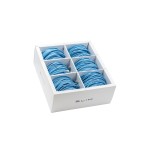 SLIM Câble patch slim RJ-45, Cat 6A, U/FTP, 1.5 m, Bleu, 60-Pack