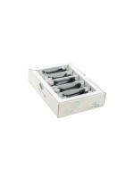 SLIM patch cable: 10cm, black , 50-Pack, Cat.6A, U/FTP, LSOH, Klinke nicht brechbar