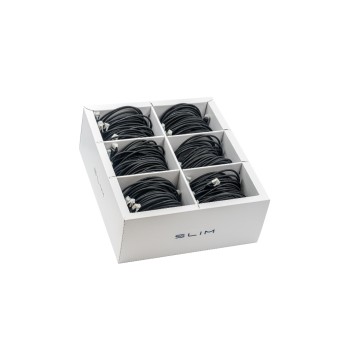 SLIM Câble patch slim RJ-45, Cat 6A, U/FTP, 2 m, Noir, 60-Pack SLIM Câble patch slim RJ-45, Cat 6A, U/FTP, 2 m, Noir, 60-Pack