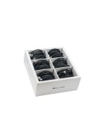 SLIM Câble patch slim RJ-45, Cat 6A, U/FTP, 3 m, Noir, 36-Pack