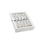 SLIM patch cable: 25cm, white, 50-Pack, Cat.6A, U/FTP, LSOH, Klinke nicht brechbar