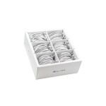 SLIM patch cable: 50cm, white, 90-Pack, Cat.6A, U/FTP, LSOH, Klinke nicht brechbar