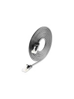 SLIM Câble patch slim RJ-45, Cat 6A, U/FTP, 0.15 m, Noir