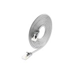 SLIM Câble patch slim RJ-45, Cat 6A, U/FTP, 0.15 m, Gris