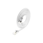 SLIM Câble patch slim RJ-45, Cat 6A, U/FTP, 0.15 m, Blanc