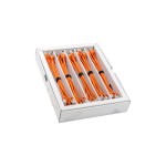 SLIM Patchkabel: 25cm, orange, 50-Pack, Cat.6A, U/FTP, LSOH, Klinke nicht brechbar