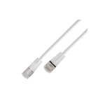 SLIM Câble patch slim RJ-45 - RJ-45, Cat 6A, U/UTP, 0.2 m, Blanc
