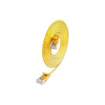 SLIM Câble patch slim RJ-45 - RJ-45, Cat 6A, U/UTP, 1.5 m, Jaune