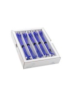 SLIM Câble patch slim RJ-45, Cat 6A, U/FTP, 0.25 m,Violet, Lot de 50