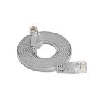 Wirewin Slim Patchkabel: UTP, 0.5m, grau, Cat.6, AWG36, Klinkenschutz, Längenaufdruck