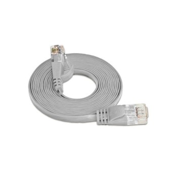 SLIM Câble patch slim RJ-45 - RJ-45, Cat 6, UTP, 0.5 m, Gris SLIM Câble patch slim RJ-45 - RJ-45, Cat 6, UTP, 0.5 m, Gris