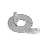 Wirewin Slim Câble patch: UTP, 0.75m, gris, Cat.6, AWG36, Klinkenschutz, Längenaufdruck