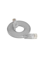 Wirewin Slim Câble patch: UTP, 2m, gris, Cat.6, AWG36, Klinkenschutz, Längenaufdruck