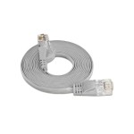Wirewin Slim Câble patch: UTP, 3m, gris, Cat.6, AWG36, Klinkenschutz, Längenaufdruck